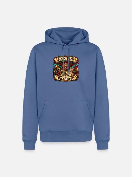 Spielleiter Gruppenchaos - Männer Premium Bio Hoodie - Taubenblau