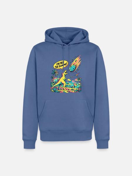 Prioritäten - Männer Premium Bio Hoodie - Taubenblau
