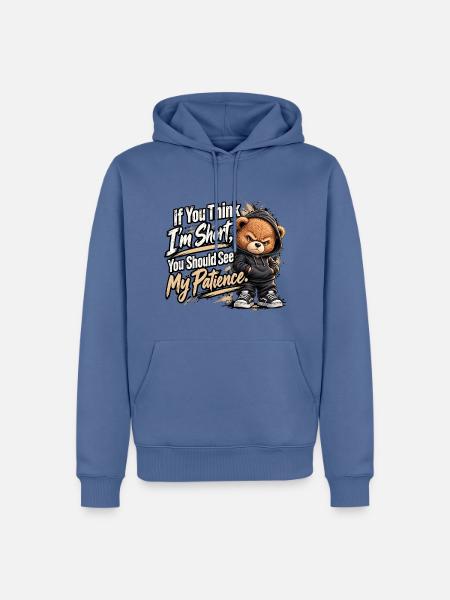 8591be6f-4caa-430e-a4a7-68b3026f15bb - Männer Premium Bio Hoodie - Taubenblau