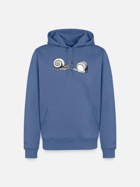 Liebe ist Liebe - Männer Premium Bio Hoodie - Taubenblau