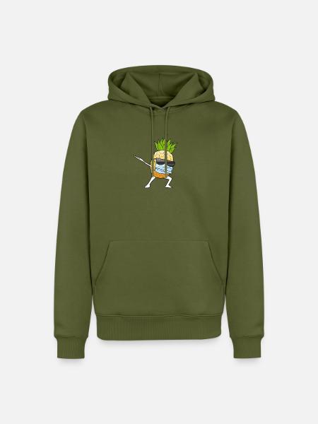 Pineapple - Männer Premium Bio Hoodie - Khaki
