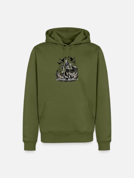 Ritter Schwur Bibel - Männer Premium Bio Hoodie - Khaki