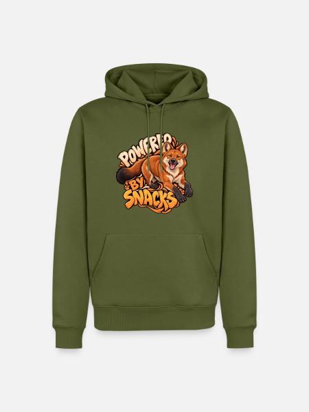 Bergwolf - Männer Premium Bio Hoodie - Khaki