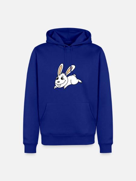 Rabbit easter - Men’s Premium Organic Hoodie - royal blue
