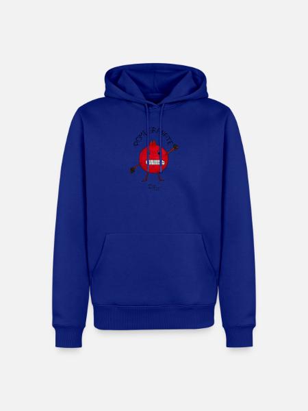 PomeGranate – wütender Granatapfel, Hitzkopf - Männer Premium Bio Hoodie - Royalblau