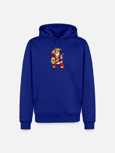 Mariachi Santa Weihnachten - Männer Premium Bio Hoodie - Royalblau