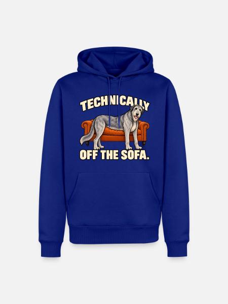 Wolfhound Sofa Regeln - Männer Premium Bio Hoodie - Royalblau