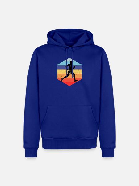 Marathonlaufen Geschenkidee für der Marathonläufer - Männer Premium Bio Hoodie - Royalblau