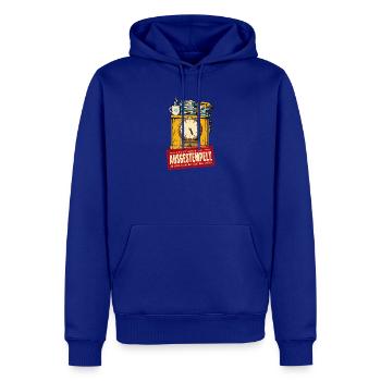 Ausgestempelt Sekretärin in Rente - Männer Premium Bio Hoodie - Royalblau - Vorne - Nico (187cm)