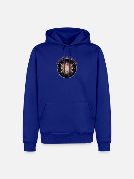 Fünfzig Jahre reiner Chaos - Männer Premium Bio Hoodie - Royalblau
