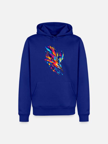Prismatischer Eisväger - Männer Premium Bio Hoodie - Royalblau