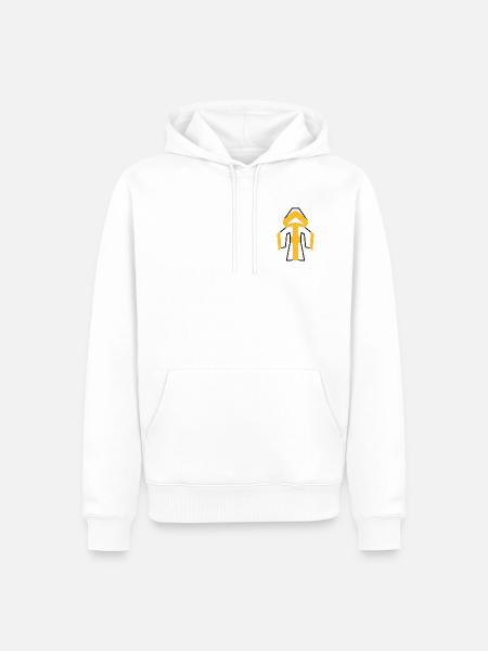 Münchner Kindl - Origami - Männer Premium Bio Hoodie - Weiß