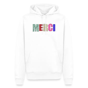 Vielen Dank - Männer Premium Bio Hoodie - Weiß - Vorne - Nico (187cm)