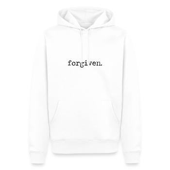 Forgiven Pardon Oublié Pardon Sort - Sweat à capuche Premium bio Homme - blanc - Devant - Nico (187cm)
