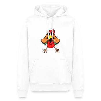 Papagei Dschungel - Männer Premium Bio Hoodie - Weiß - Vorne - Nico (187cm)