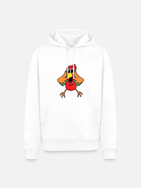 Parrot jungle - Men’s Premium Organic Hoodie - white