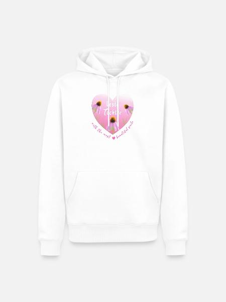 beste Tochter - Männer Premium Bio Hoodie - Weiß