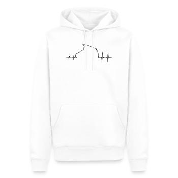 Bus Camper California - Männer Premium Bio Hoodie - Weiß - Vorne - Nico (187cm)