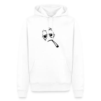 weed thc stoned - Stay calm, smoke weed - Men’s Premium Organic Hoodie - white - Front - Nico (187cm)