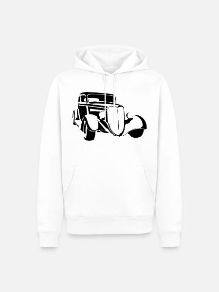 Cars - Männer Premium Bio Hoodie - Weiß