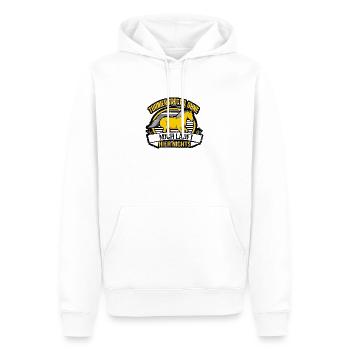 Turnier Trottel Turniertrottel TT Reiterspruch - Männer Premium Bio Hoodie - Weiß - Vorne - Nico (187cm)