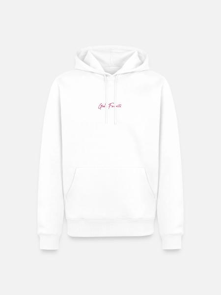 God's favorite - Männer Premium Bio Hoodie - Weiß