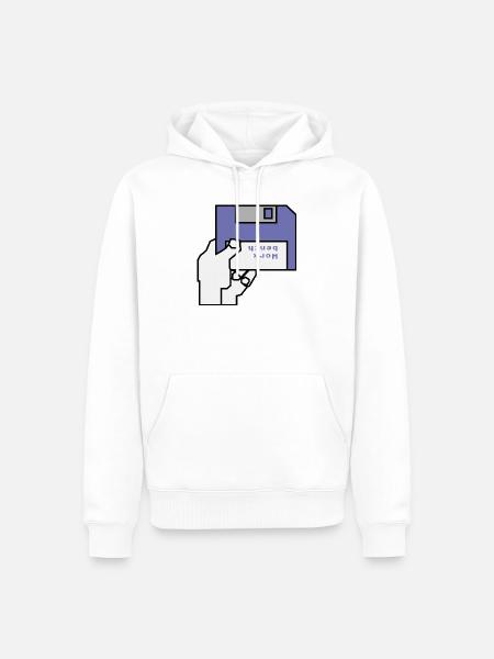 Work bench - Männer Premium Bio Hoodie - Weiß