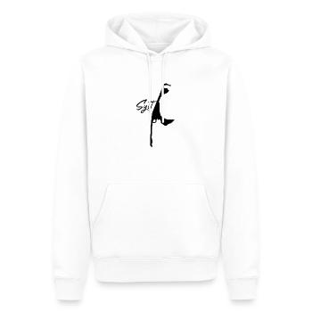 Insel Sylt - Männer Premium Bio Hoodie - Weiß - Vorne - Nico (187cm)