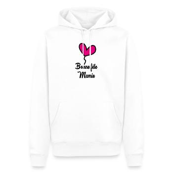 OMA. MAMA - Männer Premium Bio Hoodie - Weiß - Vorne - Nico (187cm)