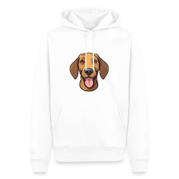 Plott Hund Hund Rasse Aquarell Karikatur Kawaii Cl - Männer Premium Bio Hoodie - Weiß - Vorne - Nico (187cm)