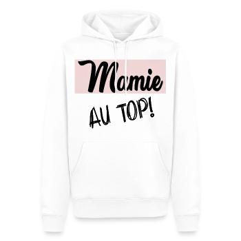 OMA. MAMA. OMA. MUTTERTAG - Männer Premium Bio Hoodie - Weiß - Vorne - Nico (187cm)