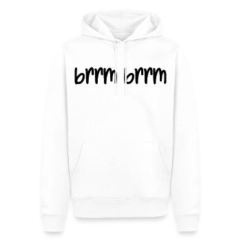 brrm brrm - Men’s Premium Organic Hoodie - white - Front - Nico (187cm)