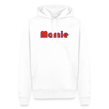 MAMA. MUTTERTAG. SCHÖNEN MUTTERTAG. ICH LIEBE DICH - Männer Premium Bio Hoodie - Weiß - Vorne - Nico (187cm)