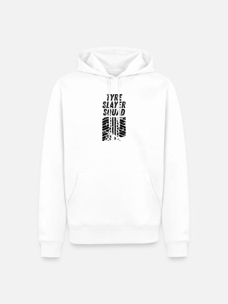 Reifentöter-Kader - Männer Premium Bio Hoodie - Weiß