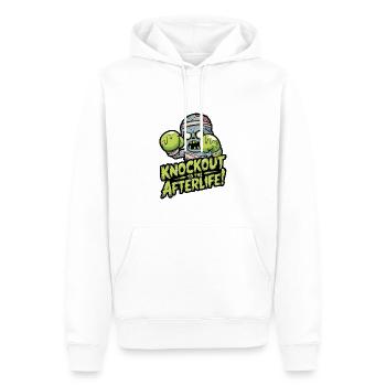 KO à la - Sweat à capuche Premium bio Homme - blanc - Devant - Nico (187cm)