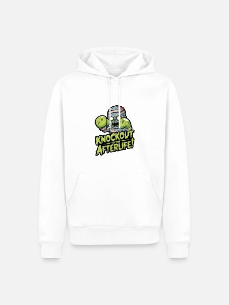 KO à la - Sweat à capuche Premium bio Homme - blanc
