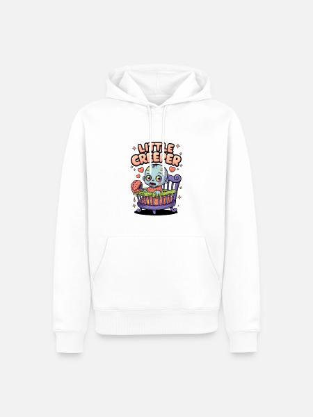 Little Creeper - Men’s Premium Organic Hoodie - white
