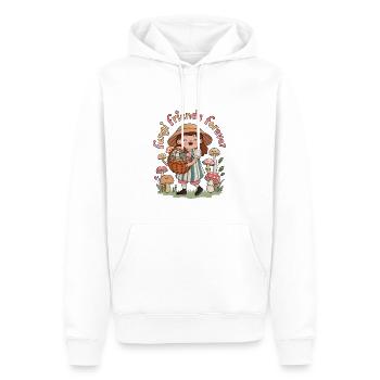 Fungi Friends für immer - Männer Premium Bio Hoodie - Weiß - Vorne - Nico (187cm)