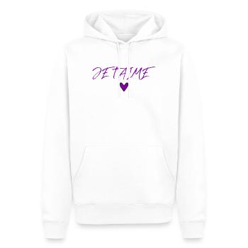 MUTTERTAG. SCHÖNEN MUTTERTAG. MAMA - Männer Premium Bio Hoodie - Weiß - Vorne - Nico (187cm)