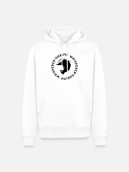 Shrimp Whisperer - Angelliebhaber - Männer Premium Bio Hoodie - Weiß