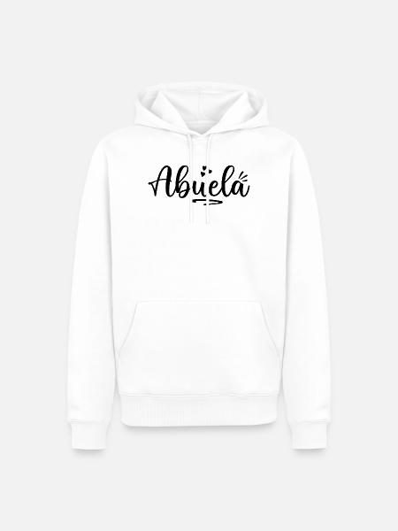 Abuela - Männer Premium Bio Hoodie - Weiß