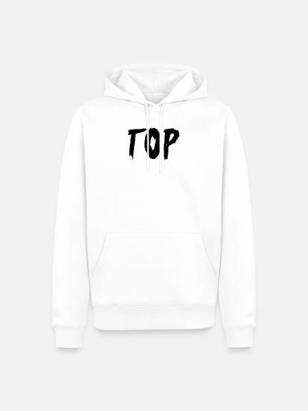 Top - Männer Premium Bio Hoodie - Weiß