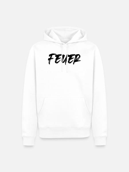 Feuer - Männer Premium Bio Hoodie - Weiß