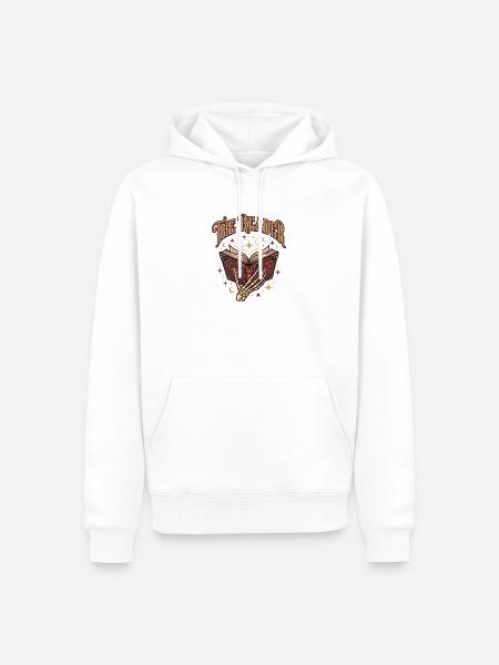 Der Leser  - Männer Premium Bio Hoodie - Weiß