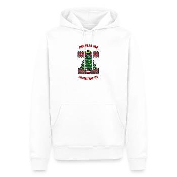 Dinking Around The Christmas Tree Pickleball - Männer Premium Bio Hoodie - Weiß - Vorne - Nico (187cm)
