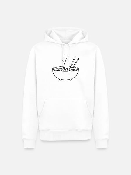 Ramen Love - Männer Premium Bio Hoodie - Weiß