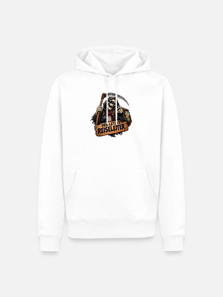 Der Letzte Reiseführer - Männer Premium Bio Hoodie - Weiß