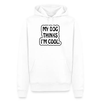 Dog dog - Männer Premium Bio Hoodie - Weiß - Vorne - Nico (187cm)