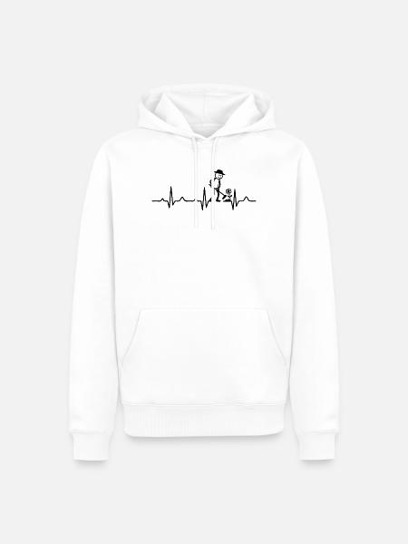  Garten Landwirt Landschaftgärtner - Männer Premium Bio Hoodie - Weiß