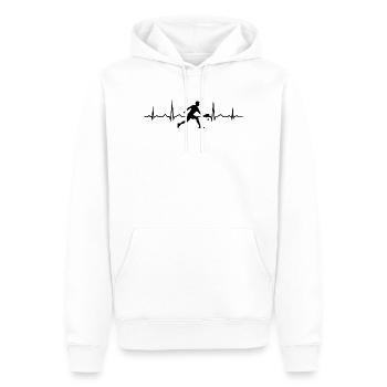 Pickleballers Motiv rund um Pickleballspielerinnen - Männer Premium Bio Hoodie - Weiß - Vorne - Nico (187cm)